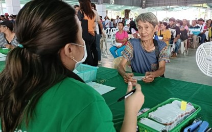 <p><strong>CASH AID</strong>. Cash cards with the PHP5,000 financial assistance are distributed to eligible rice farmers in Sagay City on July 6, 2023. Almost 30,000 farmers in Negros Occidental have been identified as recipients of the Rice Competitiveness Enhancement Fund-Rice Farmers Financial Assistance being distributed by the Department of Agriculture.<em> (Photo courtesy of Sagay City Information and Tourism Office)</em></p>