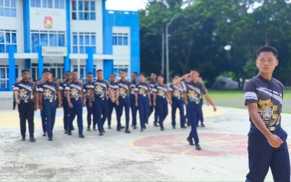 <p><strong>JUNIOR POLICE</strong>. The graduates of the Junior Police, Kabataan Para sa Mamamayan Program of the La Union Police Provincial Office during their graduation rites at the Marangal Grandstand, Camp Diego Silang, in Carlatan, San Fernando City on Wednesday (July 12, 2023). The junior police program of the LUPPO aims to help the government in promoting peace and order in the community. (<em>Photo courtesy of La Union Police Provincial Office</em>)</p>