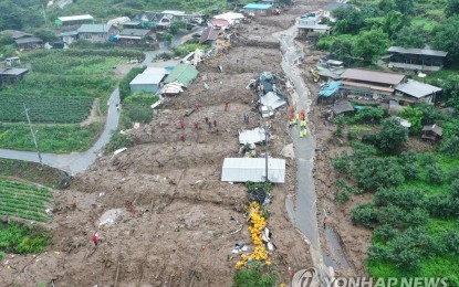 Torrential rains leave 20 dead, thousands evacuated in S. Korea