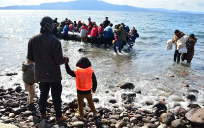 <p><strong>CROSSING THE MEDITERRANEAN.</strong> Irregular migrants, including women and children. According to Unicef, two children drown every day while crossing the Central Mediterranean because of a lack of safe and legal routes. <em>(Anadolu)</em></p>