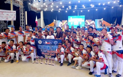 <p><strong>CHAMPION</strong>. The Dragon Boat Team of the Philippine Navy emerged as the overall champion during the three-day Dapa Siargao 1st International Dragon Boat Festival that took place from July 14-16, 2023. The Navy team dominated all four categories of the race.<em> (Photo courtesy of Bagtik Radio 89.3 FMR Surigao)</em></p>