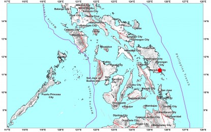 <p><strong>QUAKE.</strong> A map showing the epicenter of a magnitude 4.7 earthquake that shook Eastern Samar early Monday (July 17, 2023).  There was no expected major damage from the tremors. <em>(Phivolcs image) </em></p>