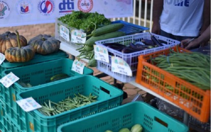 <p><strong>FRESH AND AFFORDABLE</strong>. The Office of the Provincial Agriculturist in Laguna joins the launch of “Kadiwa ng Pangulo” at the Time Plaza in the provincial capitol on Monday (July 17, 2023). It was among the 81 provincial initiatives that offered fresh, healthy, and affordable agricultural products to consumers. <em>(Photo courtesy of Laguna-PIO)</em></p>