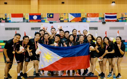 <p><strong>AMONG THE BEST IN SE ASIA</strong>. The Bacolod-based Philippine men’s and women’s tchoukball teams both finished third in the 2023 Southeast Asia Tchoukball Championships held at the ActiveSG Pasir Ris Sport Centre in Singapore on July 17-18, 2023. The hosts won the men’s and women’s titles while Malaysia placed second in both categories. <em>(Photo courtesy of SEATBF/Tchoukball Association of the Philippines)</em></p>