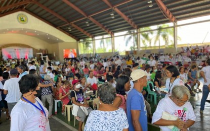 <p><strong>HEALTH CARAVAN.</strong> Residents of Nueva Era, Ilocos Norte avail of various health services during a caravan at the town hall on Thursday (July 20, 2023). To bring government services closer to people, the Department of Health and other health care providers rolling free services in various parts of the country. (<em>Photo courtesy of Mariano Marcos Memorial Hospital and Medical Center</em>)</p>