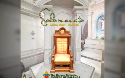 <p><strong>'SEDE VACANTE'.</strong> The Diocese of Balanga has been declared "sede vacante" (seat being vacant) following the installation of its former head, Bishop Ruperto Santos, to the Diocese of Antipolo in Rizal. Santos served the Diocese of Balanga in Bataan for 13 years. <em>(Image courtesy of Diocese of Balanga)</em></p>