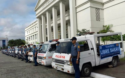 <p><strong>POLICE RESPONSE.</strong> The Bacolod City Police Office will dispatch mobile vehicles to assist commuters who may be affected by the transport strike although the majority of the public utility jeepney operators in the city have already announced they are not joining the protest action on Monday (July 24, 2023). The civil disturbance management team is also on standby to respond to untoward incidents during protest actions related to the second State of the Nation Address at the House of Representatives in Quezon City. <em>(Photo courtesy of Bacolod City Police Office)</em></p>