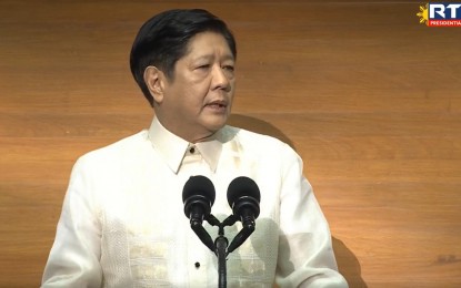 <p>President Ferdinand R. Marcos Jr. <em>(Screengrab/ RTVM)</em></p>