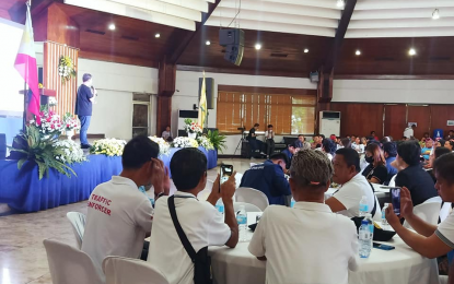 <p><strong>LAGUNA TRAFFIC SUMMIT.</strong> The provincial government of Laguna on Tuesday (July 25, 2023) opened its first Mobility Summit as part of its 452nd founding anniversary celebration. The event seeks to encourage road safety and ease traffic flow in the province. <em>(Photo courtesy of Laguna-PIO)</em></p>