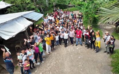 <p><strong>ENVIRONMENTAL AWARENESS.</strong> Some 45 couples whose marriages will be solemnized during the opening of the Charter Day of Butuan City on August 1 have undergone a one-day mangrove planting activity on July 26, 2023, in Barangay Babag. A total of 160 mangrove seedlings were planted in the area during the activity. <em>(Photo courtesy of Butuan CIO)</em></p>