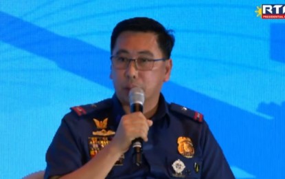 <p>PNP public information office chief Brig. Gen. Redrico Maranan <em>(Screengrab from RTVM)</em></p>