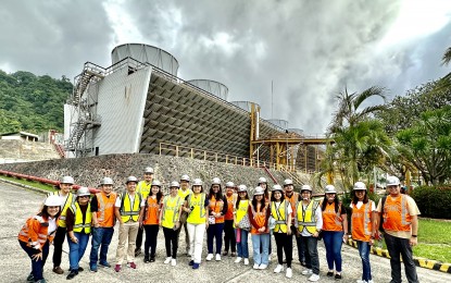 <p><br /><strong>CARBON NEUTRAL</strong>. Members of the Net Zero Carbon Alliance (NZCA) were given a tour of the geothermal power plants of the Energy Development Corporation in Valencia, Negros Oriental on Thursday (July 27, 2023). The participants attended on Friday (July 28) a hybrid and internal quarterly meeting at its partner, Silliman University in Dumaguete City, a campus that boasts 100 percent renewable energy use.<em> (Photo courtesy of EDC)</em></p>
