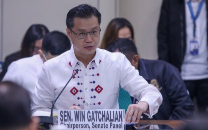 <p>Senator Sherwin Gatchalian. <em>(Courtesy of Senate PRIB)</em></p>