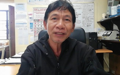 <p><strong>RECORD RAINFALL</strong>. Larry Esperanza, chief meteorological officer of the Philippine Atmospheric, Geophysical and Astronomical Services Administration-Baguio, says on Wednesday (Aug. 2, 2023) the amount of rainfall in July was recorded at 1,091 millimeters, exceeding the 30-year average for July. From 1991 to 2020, the city has recorded an average rainfall of 772 mm. <em>(PNA photo by Liza T. Agoot)</em></p>