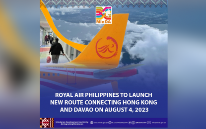 Royal Air PH to launch Hongkong-Davao route