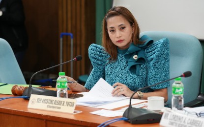 <p>House Committee on Civil Service and Professional Regulation chairperson and Bohol Rep. Kristine Alexie Tutor <em>(Photo courtesy of the House Press and Public Affairs Bureau)</em></p>