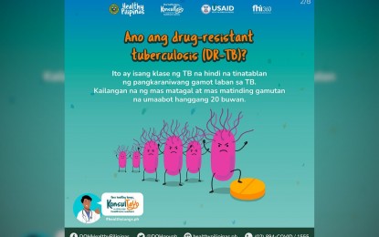 <p><strong>NATIONAL TUBERCULOSIS AWARENESS MONTH.</strong> One of the information materials on tuberculosis created by advocates to raise awareness of the disease. The country observes National Tuberculosis Awareness Month this August. <em>(Photo courtesy of Healthylungs.ph)</em></p>