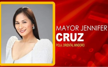 <p>Pola, Oriental Mindoro Mayor Jennifer Cruz<em> (Screengrab from Laging Handa public briefing)</em></p>