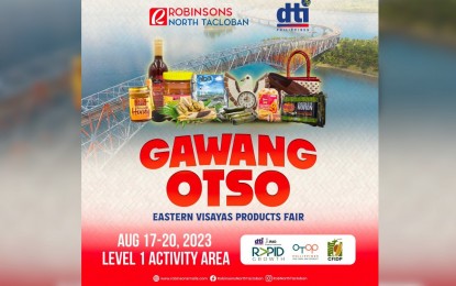 <p><strong>TRADE FAIR.</strong> The information material of the four-day trade fair of local products at Robinsons North Tacloban. The marketing event on Aug. 17 to 20, 2023 is part of the Made in the Philippines Products Week campaign. <em>(DTI image)</em></p>