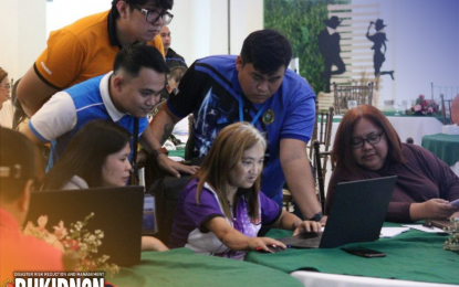 <p><strong>CONTINGENCY PLAN.</strong> Participants from local and provincial government Disaster Risk Reduction Management Offices (DRRMO) of Bukidnon engage in a simulation exercise on contingency planning in Cagayan de Oro City. The provincial government, along with the Office of the Civil Defense and the Department of Science and Technology on Thursday (Aug. 17, 2023), conducted a training of DRRMOs in Northern Mindanao as part of its annual goal to enhance the capability of local rescuers. <em>(Photo courtesy of DOST-10)</em></p>