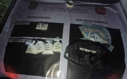 <p><strong>SEIZED. </strong>The confiscated pieces of evidence that include some PHP3,060,000 worth of shabu from a drug suspect arrested in  Barangay Cutud, Angeles City, Pampanga on Thursday (Aug. 17, 2023).  Another drug suspect was nabbed in Mariveles, Bataan on the same day which led to the confiscation of some PHP1,020,000  worth of shabu. <em>(Photo courtesy of PRO-3) </em></p>