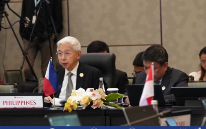<p><strong>ATIGA UPGRADE. </strong>Department of Trade and Industry Secretary Alfredo Pascual attends the 37th Meeting of ASEAN Free Trade Area Council in Semarang, Indonesia on Friday (Aug. 19, 2023). Pascual calls for upgrading of the ASEAN Trade in Goods Agreement to resolve long-standing trade issues in the region. <em>(Photo from Sec. Pascual Facebook)</em></p>