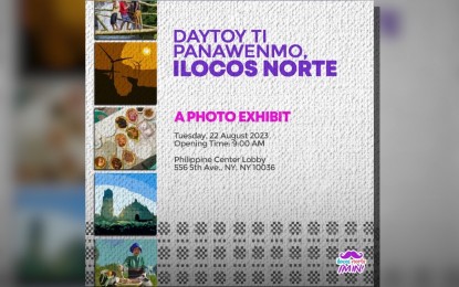 <p><strong>PHOTO EXHIBIT.</strong> A photo exhibit showcasing Ilocos Norte's iconic sites will be featured at the lobby of the Philippine Center in New York City on Aug. 22, 2023 (US time). A team from the Ilocos Norte government is in the United States to entice more tourists and investors into Ilocos Norte. <em>(Image courtesy of Ilocos Norte Tourism Office)</em></p>