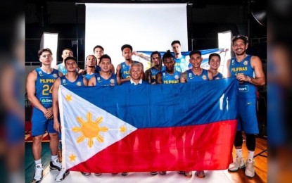 <p><strong>PH TEAM.</strong> The Gilas Pilipinas squad that played in the FIBA Basketball World Cup. Japan B.League players, including Rhenz Abando and Dwight Ramos who saw action in the FIBA World Cup, have ruled themselves out of the Asian Games. <em>(Photo from FIBA)</em></p>