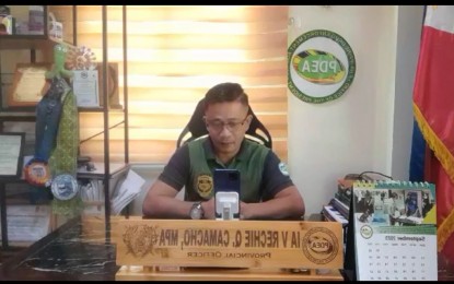 <p>PDEA Pangasinan Director Retchie Camacho. <em>(Screengrabbed from PDEA Pangasinan)</em></p>