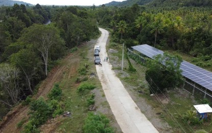 <p><strong>SOLAR-POWERED IRRIGATION. T</strong>he installed solar panels in Barangay Maputi in San Isidro, Davao Oriental will provide power to the irrigation system for the water to flow in the 60-hectare cultivated land, benefiting 33 farmer-beneficiaries. Turned over to the beneficiaries on Tuesday (Aug. 23, 2023), the irrigation system works by diverting water from the Bitaogan River with its two pump sites in Barangays Maputi and Bitaogan.<em> (Photo courtesy of NIA)</em></p>