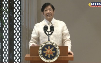 <div dir="auto"><strong>MORE POWER CENTERS</strong>. President Ferdinand R. Marcos Jr. on Thursday (Aug. 24, 2033) emphasizes the importance of bringing more "power centers" to other parts of the Philippines to ensure political stability. Marcos made the remark during the oath-taking of new members of the Partido Federal ng Pilipinas in a ceremony at Malacañan Palace in Manila<em>. (Screenshot from Radio Television Malacañang)</em></div>