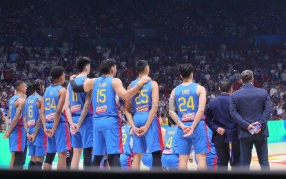 <p>Gilas Pilipinas team<em> (File photo)</em></p>