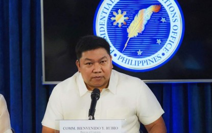 <p><strong>MORE WAREHOUSE INSPECTIONS</strong>. Customs Commissioner Bienvenido Rubio vows to conduct more warehouse inspections nationwide during the Palace briefing on Tuesday (Aug. 29, 2023). He said this is still in line with the intensified crackdown against rice smugglers and hoarders in the country. <em>(Photo courtesy of Presidential Communications Office)</em></p>