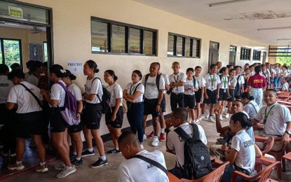 <p><strong>HIGHER EDUCATION.</strong> Criminology students of Eastern Samar State University in Borongan City, Eastern Samar in this Aug. 21, 2023 photo. National government agencies will conduct a study to find out why there is a high dropout among college students in the Eastern Visayas region. <em>(Photo courtesy of ESSU Catalyst)</em></p>