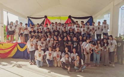 <p><strong>YOUTH SUMMIT.</strong> Forty-seven young individuals completed the three-day 1st Youth Leadership Summit in Tanjay City, Negros Oriental on Sunday (Sept. 3, 2023). One of the participants and resource speakers was a former rebel and a young mother who surrendered last May and who shared her experiences while with the New People's Army in southern Negros Oriental. <em>(PNA photo by Judy Flores Partlow)</em></p>