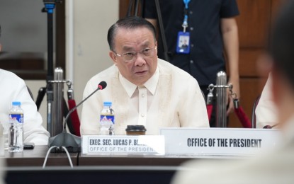 <p lang="en-US" style="margin: 0in; font-family: Calibri; font-size: 11.0pt;"><strong>OP BUDGET</strong>. Executive Secretary Lucas Bersamin faces lawmakers during the deliberations of the House Committee on Appropriations on the Office of the President's PHP10.7-billion proposed budget for 2024 on Tuesday (Sept. 5, 2023). Bersamin said the proposed budget seeks to enable the President to fulfill his duties and fund the various programs, activities and projects of the OP in fiscal year 2024.<em> (Photo courtesy of House Press and Public Affairs Bureau)</em></p>