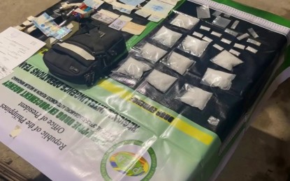 <p><strong>SEIZED DRUGS.</strong> The PHP3.4 million worth of shabu seized from a suspect during a buy-bust in Barangay Rosary Heights Mother, Cotabato City, on Tuesday (Sept. 5, 2023).  The PDEA-BARMM said the suspect belongs to a drug syndicate operating here and in nearby provinces. <em>(Photo courtesy of PDEA-BARMM)</em></p>