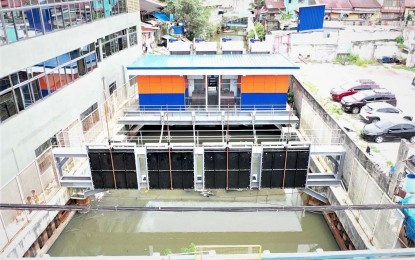 <p class="p1"><strong>BOOSTER PUMPS. </strong>The Department of Public Works and Highways (DPWH) has completed the installation of booster pumps to help address flooding in the areas of Tondo, Sta. Cruz and Quiapo, Manila. DPWH <span class="s1">Secretary Manuel Bonoan reported on Friday (Sept. 8, 2023) that submersible axial pumps were installed to increase discharge and carrying capacity of Estero dela Reina and Estero de Quiapo and efficiently move water away from vulnerable locations.<em> </em></span><em>(Photo from DPWH-NCR) </em></p>
