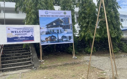 <p><strong>GROUNDBREAKING</strong>. The site where a three-story clinical laboratory building of the Governor Roque B. Ablan Sr. Memorial Hospital in Laoag, Ilocos Norte is shown in this photo on Tuesday (Sept. 12, 2023). Officials broke ground for the project which costs about PHP75 million and is funded by the Department of Health. <em>(Photo by Leilanie Adriano)</em></p>