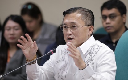 <p><strong>SPORTS DEVELOPMENT</strong>. Senator Christopher Lawrence “Bong” Go presides over the hearing of the Finance Subcommittee to discuss the proposed 2024 budgets of the Philippine Sports Commission (PSC) and the Games and Amusement Board. During the budget hearing on Tuesday (Sept. 12, 2023), Go encouraged the youth to engage in sports.<em> (Photo courtesy of Senate PRIB)</em></p>