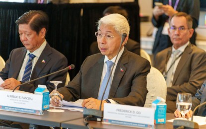 <div dir="auto"><strong>STRATEGIC INVESTMENTS</strong>. Department of Trade and Industry (DTI) Secretary Alfredo Pascual attends a CEO roundtable with President Ferdinand R. Marcos Jr. in Singapore on Sept. 13, 2023. Pascual urges Singaporean businesses to invest in strategic investment priorities of the government. (Photo courtesy of DTI)</div>