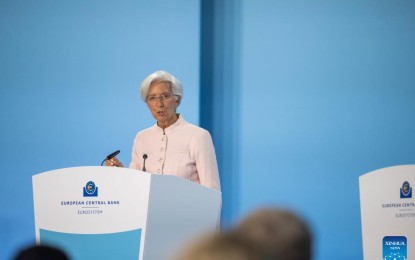 <p><strong>ECB INTEREST RATES UP. </strong>European Central Bank (ECB) president Christine Lagarde attends a press conference in Frankfurt, Germany on Thursday (Sept. 14, 2023). The ECB has lifted key interest rates by another 0.25 percentage points, putting the rates to all-time high. <em>(ECB/Handout via Xinhua) </em></p>