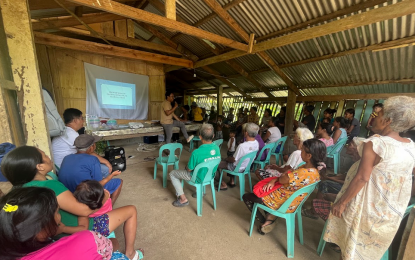 <p><strong>SCHOOLING INDIGENOUS FARMERS</strong>. The Department of Agriculture in Calabarzon concludes a seminar on organic vegetable production and botanical concoction in Gen. Nakar, Quezon Province on Tuesday (Sept. 12, 2023). The agency said it is targeting to train next indigenous peoples communities in the Polillo Group of Islands.<em> (Photo courtesy of DA-4A)</em></p>