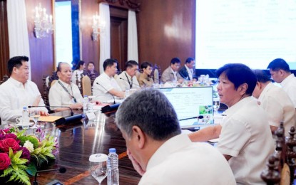 <p><strong>HIGHER PALAY PRICE.</strong> The National Food Authority Council chaired by President Ferdinand R. Marcos Jr. raises the buying price for dry and fresh palay on Monday (Sept. 18, 2023). The move aims to increase farmers' income and ensure supply. <em>(Photo from PCO)</em></p>