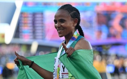 Ethiopian runner Gudaf Tsegay sets women's 5000-meter world record