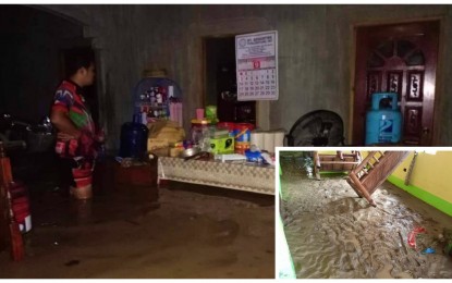 <p><strong>FLOODED.</strong> A resident of Shariff Aguak, Maguindanao del Sur looks at his valuables after flash floods spawned by an intertropical convergence zone hit the town center on Sept. 18, 2023. Department of Social Welfare and Development Secretary Rex Gatchalian on Wednesday (Sept. 20) ordered the immediate dispatch of family food packs and other relief goods to flood-affected areas.<em> (Photo courtesy of Shariff Aguak MDRRO; Lailanie Kindo, contributor)</em></p>