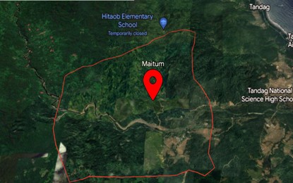 <p><em>Google map of Barangay Maitum, Tandag City, Surigao del Sur.</em> </p>