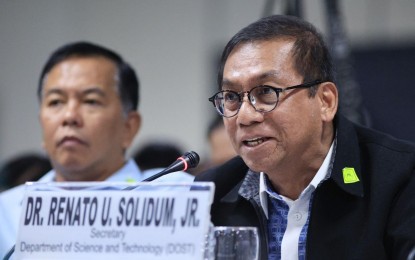 <p>DOST Secretary Renato Solidum Jr. (<em>File photo</em>) </p>