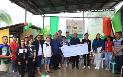 <p><strong>LEARNING SITE</strong>. The Onera Integrated Farm received PHP100,000 from the Agriculture Training Site on August 29, 2023. The fund will be used for building a training hall for future learners. <em>(Photo courtesy of the City Government of Batac)</em></p>