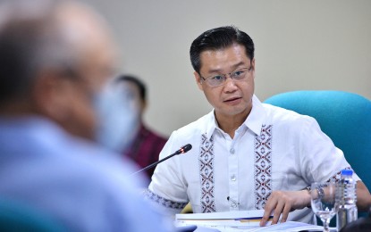 <p style="text-align: left;"><strong>RESTRUCTURING</strong>. Senator Sherwin Gatchalian presides over a Finance Subcommittee hearing that tackled the proposed 2024 budgets of the Philippine National Oil Company, National Power Corporation and Power Sector Assets and Liabilities Management Corporation on Friday (Sept. 22, 2023). Gatchalian urged PSALM to continue with its practice of signing restructuring agreements with electric cooperatives with huge debts.<em> (Photo courtesy of Senate PRIB) </em></p>